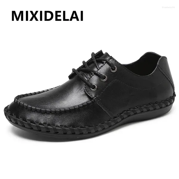 Chaussures décontractées Classic Men's Leather Moccasins Modage