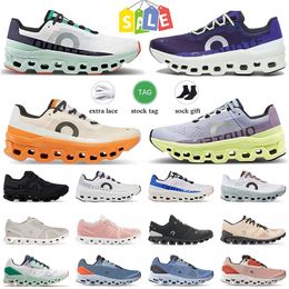 Casual schoenen Cloud Monster Running Shoe Cloudmonster Clouds Trainers Outdoor Magnet Oasis Green Magnet Surf Men Women Women Cloudy X3 5 Sneakers Gratis verzendschoenen EUR45