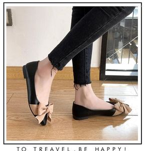 Chaussures décontractées Comemore chaussure plate noeud élégant été femme avec talons bas femmes ballerines pointues femme bureau 2024 mocassins