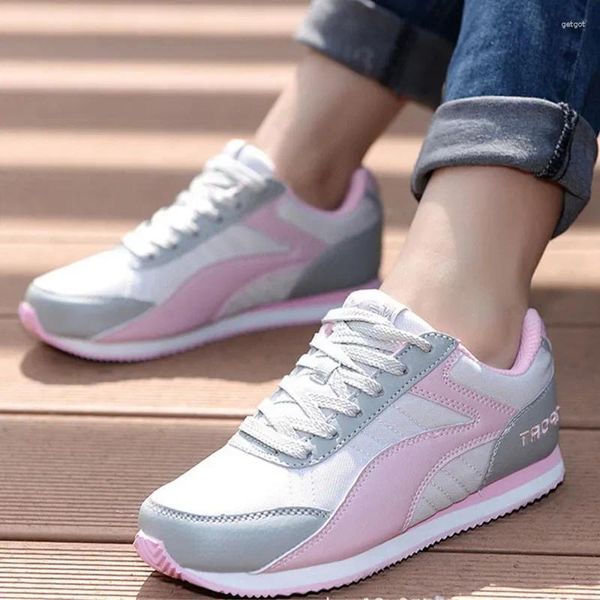 Zapatos informales Comemore Zapatillas de deporte de primavera para Mujer, Zapatillas deportivas ligeras de malla transpirable para Mujer, moda 40