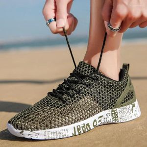 Casual schoenen Comemore Zomer ademend mesh sportschoen Outdoor wandelen Sneakers Trail Waden Tennis Big Size 46 Herensport