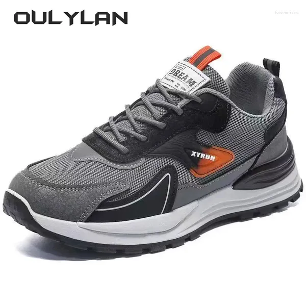 Zapatos informales cómodos para hombre, zapatillas de deporte a la moda para hombre, diseño de marca de otoño, suela blanda para correr, 2024