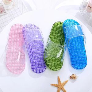 Chaussures décontractées Crystal Beach Anti-slip PVC Pantoufles Unisexe Jelly Wholesale Outdoor Slippper