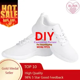 Casual Shoes Custom Free Customize Image Women Sneakers Lightweight Leisure Breathable Running Footware Flats Dropship DIY