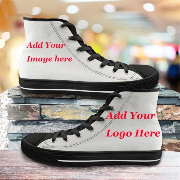 Zapatos informales personalizados con su imagen para mujer, zapatillas bajas de lona para primavera y otoño, zapatillas con cordones para niña, Unisex, envío gratuito
