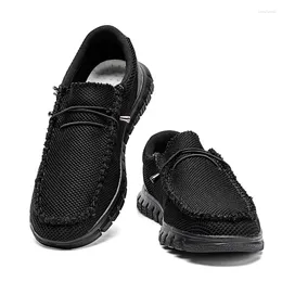 Chaussures décontractées Damyuan mode hommes baskets antidérapantes ultralégères mocassins en plein air Jogging pour hommes grande taille confortable plat