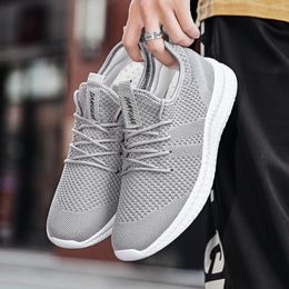 Chaussures décontractées Damyuan Mode Hommes Baskets Tricot Sport Athlétique Amorti Jogging Formateurs Léger Gym Course Zapatillas