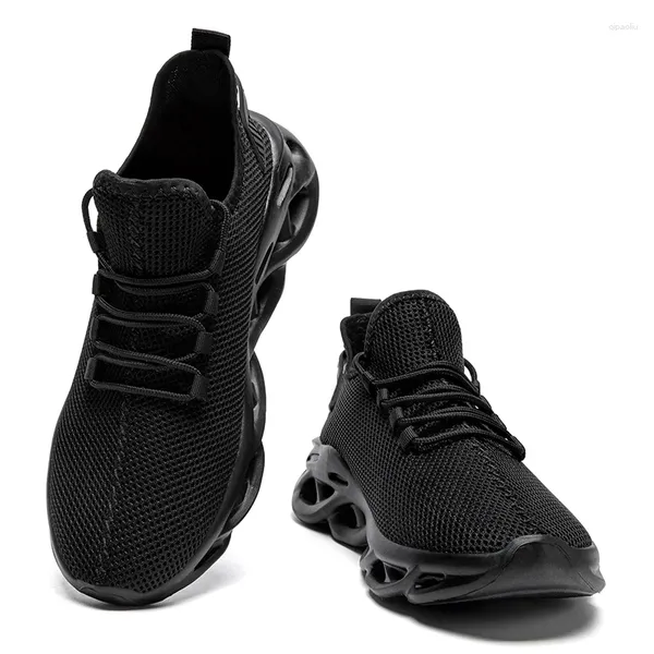 Chaussures décontractées Damian Men Sneakers Luxury Designer Platform Locage Blade Running Footwear Athletic Sports Trainers