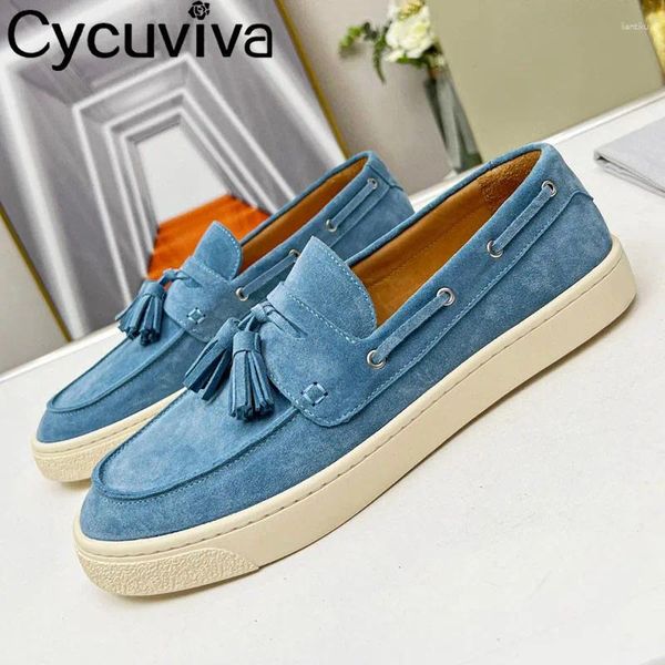 Zapatos casuales diseñador marca de cuero de vaca mocasines hombres gruesas lonas causales Causelas planos caminata macho otoño conducir por