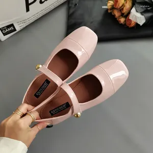 Zapatos casuales Diseñador Viaje simple con Mary Jane Pisos Mujeres de lujo Kawaii Princesa Juego de rol Barco