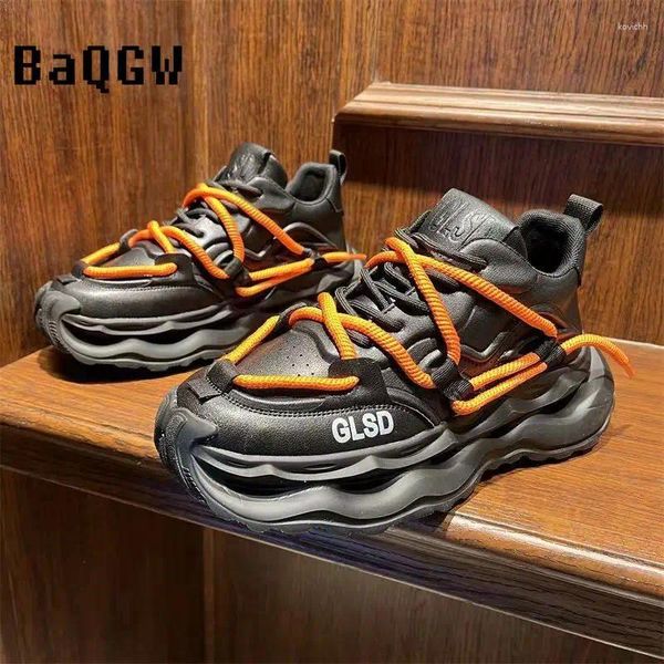 Zapatillas casuales de zapatillas de diseño de zapatillas de hip hop entrenadores de entrenadores deportivos altura de carrera aumentando zapatillas hombre