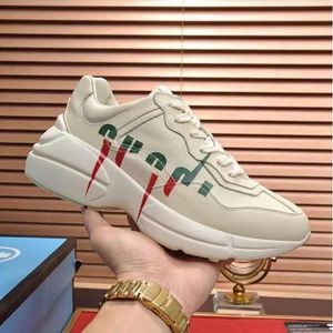 Chaussures décontractées Designer Sneakers Baskets Plate-forme Multicolore Bouche Chaussure Vintage Chaussures Cuir Semelle Épaisse Sneaker couple chaussures 35-46 taille