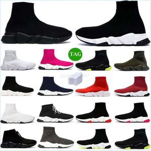 Chaussures décontractées concepteur chaussette de chaussures décontractées hommes femmes graffiti blanc noir rouge beige rose claire laceup neon chaussettes jaunes runner entraîneurs plate-forme plate sneaker