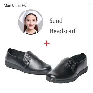 Casual schoenen el keuken werk stuur headscarf restaurant elastische band dames chef catering ober oli-proof antislip flat