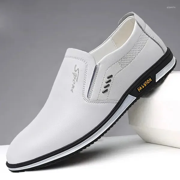 Chaussures décontractées Elegant Oxford pour hommes plus taille Men Forme de robe de mariée mâle formelle Slip sur Masculino Zapatillas de Deporte Tenis