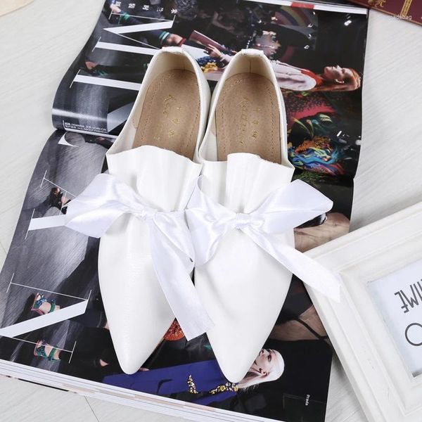 Zapatos casuales EMPRADRILLES Mujer Flats European Flats Bow-Bown nudo