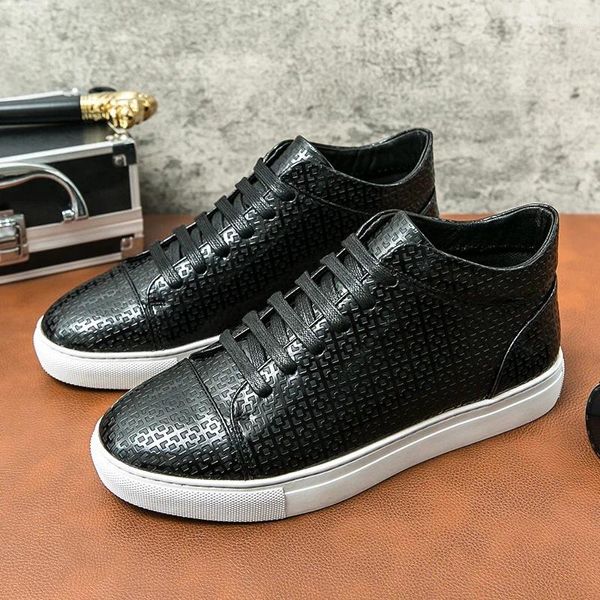 Zapatos Casuales Estación Europea Moda Hombre Deportes Versátiles Y Americanos Negro Marrón 38-46