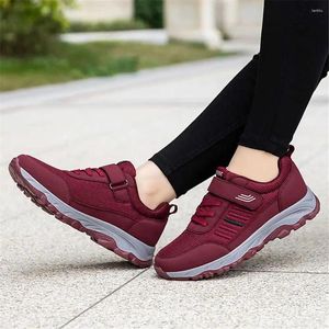 Zapatos informales de tela con suela gruesa para mujer, botas bajas vulcanizadas para zapatillas planas, zapatillas deportivas de tendencia para mujer 2024