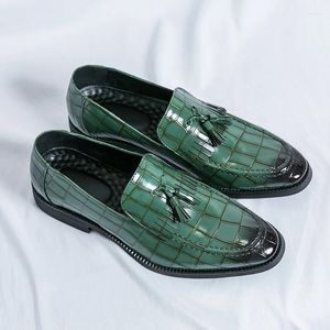 Casual schoenen modemerk mannen rijden streetstyle heren allemaal match loafers zakelijke schoenen soft sole jurk flats