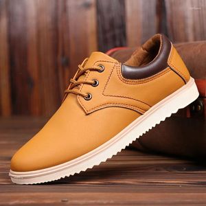 Zapatos Casuales Marca De Moda para Hombres Ropa De Trabajo Antideslizante Al Aire Libre Cuero De Negocios Versátil Hombres Bajos