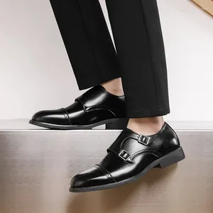 Casual schoenen Fashion Business Dress Men Formal Slip On Mens Oxfords Schoenen Hoogwaardig leer voor loafers