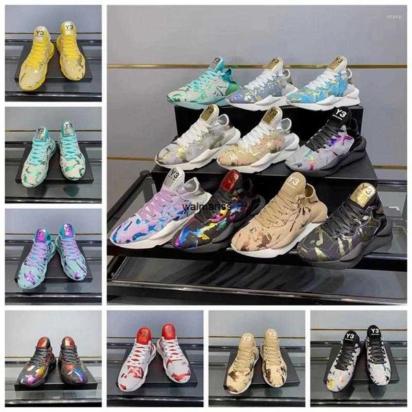 Chaussures décontractées Fashion Europe et les États-Unis Personnalité en cuir Camouflage Running Sneakers KGDB Y3 Y3BAAPECK