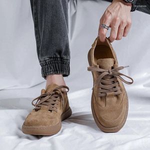 Casual schoenen mode handgemaakt merk mannen echte lederen flats oxford luxe kwaliteit buiten sneakers