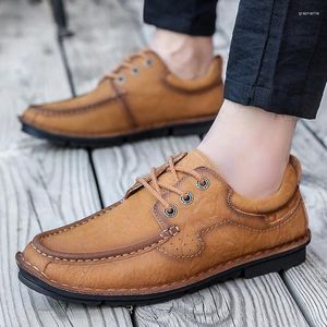 Zapatos casuales de moda hombres oxford masculinos zapatillas de negocios hechas a mano para hombres al aire libre caminata pisos Zapatillas