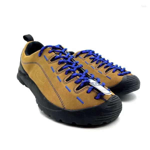 Chaussures décontractées mode hommes daim extérieur semelle en caoutchouc randonnée pour hommes automne respirant baskets basses baskets