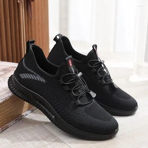 Casual schoenen Mode Heren Sneakers Mesh Lac-Up Heren Lichtgewicht Vulcaniseer Designer Mannelijke Wandelen