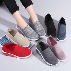 Casual schoenen Fashion Mom Air Cushion Dance Dames Hellinghak Antislip-sneakers