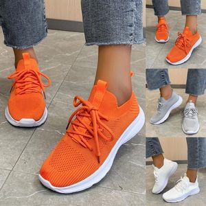 Casual schoenen Mode Lente en zomer Dames Sport Platte bodem Lichtgewicht sneakerlaarsjes voor maat 12