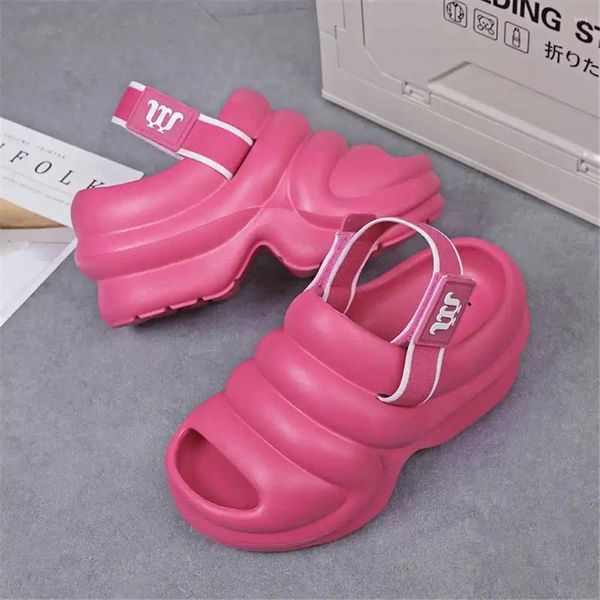 Zapatos casuales Fish Toes Slingback Beach Slipper Mujer Zapatillas de deporte para Womam Sandalias Pink Sport Sporty Pie Basquet Lofers Tenia Ocio YDX1