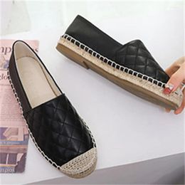 Chaussures décontractées mocassins de pêcheur Zapatos Mujer Primavera Verano Espadrilles plates pour femmes Chaussure Femme