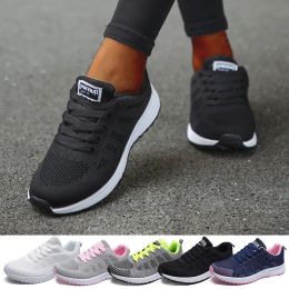 Casual schoenen Flats Air Mesh Ademende trainers Damesschoenen Vrouwelijke sneakers Damesschoenen Mand Tenis Feminino xzzx