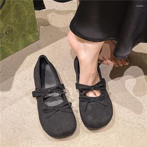 Chaussures décontractées Femmes Femmes Bochers Ballet Dance Summer Sandales peu profondes 2024 VOSE REFORME RECHERCHE ZAPATILLAS DE MUJER