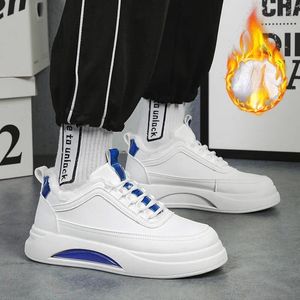 Zapatos casuales para hombres 2024 Invierno Color Vulcanizado Color Vulcanizado Diseño White White Chunky Sneakers Zapatos de Hombre