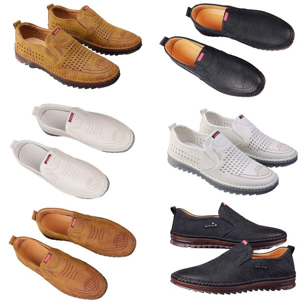 Chaussures décontractées pour hommes printemps nouvelle tendance chaussures en ligne polyvalentes pour hommes anti-dérapant semelle souple chaussures en cuir respirant bon 41