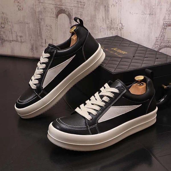 Zapatos informales para hombres Sport Pupil Flat Skateboard Youth Street Cool Sneakers