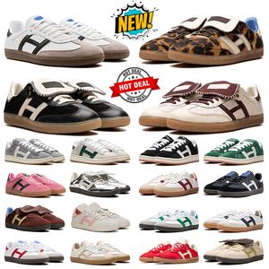 Casual schoenen voor mannen vrouwen zwart witte gom grijs luipaard haar roze zilveren koffie beige rode donkergroene heren outdoor sneakers sporttrainers