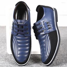 Casual schoenen voormalig voor mannen zwart leer oxfords trouwjurk mannelijk plus size zapatos de vestir para hombre elegante elegante