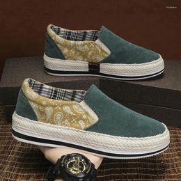 Zapatos informales Four Seasons Fashion Fashion Grass Grass Bandet Phandring Fishing Ligero y transpirable Lazy con un paso