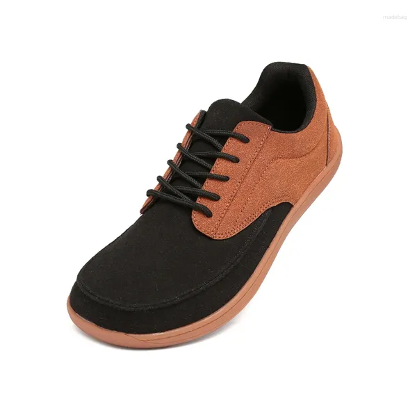 Zapatos casuales zapatillas de running fujeak para hombre para hombres sin deslizamiento de zapatillas de moda descalza