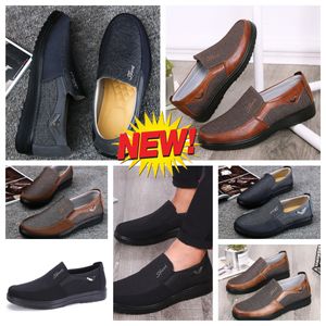 Chaussures décontractées Gai Man Black Brown Shoes Points Toes Banquets de fête Business Suit Man Designer Minimalism Breathables Chaussures tailles 38-50 EUR 38-50