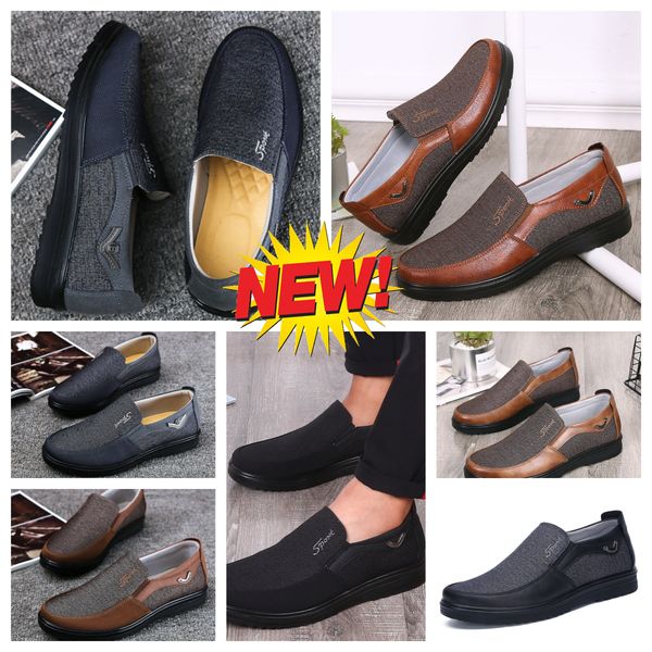 Chaussures décontractées Gai Man Browns Browns Chaussures Point Toes Party Banquet Business Suit Man Designers Minimalism Breathables Chaussures Tailles 38-50 EUR 38-50