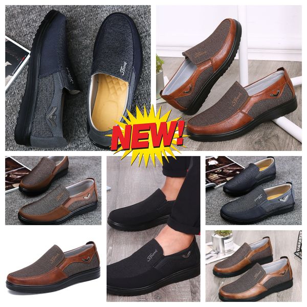 Chaussures décontractées gai mans noirs bruns chaussures Point Toes Banquet Buqt Business Suits homme Designer Breatchs minimalistes chaussures tailles 38-50 EUR 38-50