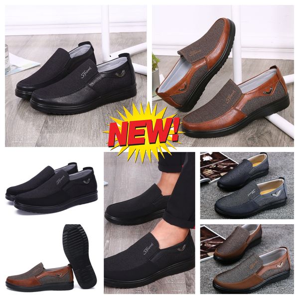 Chaussures de sport GAI Hommes Noir Marron Chaussures Points Toe banquets de fête Costume d'affaires Hommes designer Minimalistes Respirants Taille de chaussure EUR 38-50