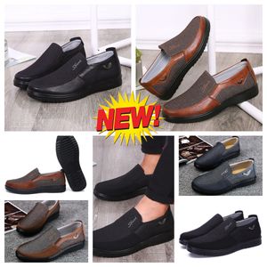Chaussures décontractées Gai Men Black Brown Shoes Points Toes Party Banquet Business Suit Men Designer Minimalistes Breathables Shoe Taille 38-50