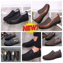 Chaussures décontractées Gai Men Blacks Brown Shoe Point Toes Parys Banquets Business Suit Men Designers Minimalistes Breathables Chaussures Tailles 38-50 EUR 38-50