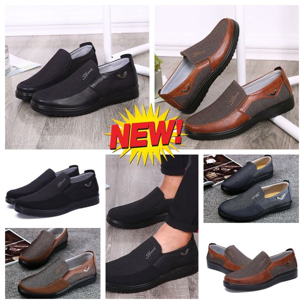 Chaussures décontractées GAI Hommes Noirs Marron Chaussure Point Toe banquets de fête Costumes d'affaires Hommes designers Minimalistes Respirant Chaussures tailles EUR 38-50